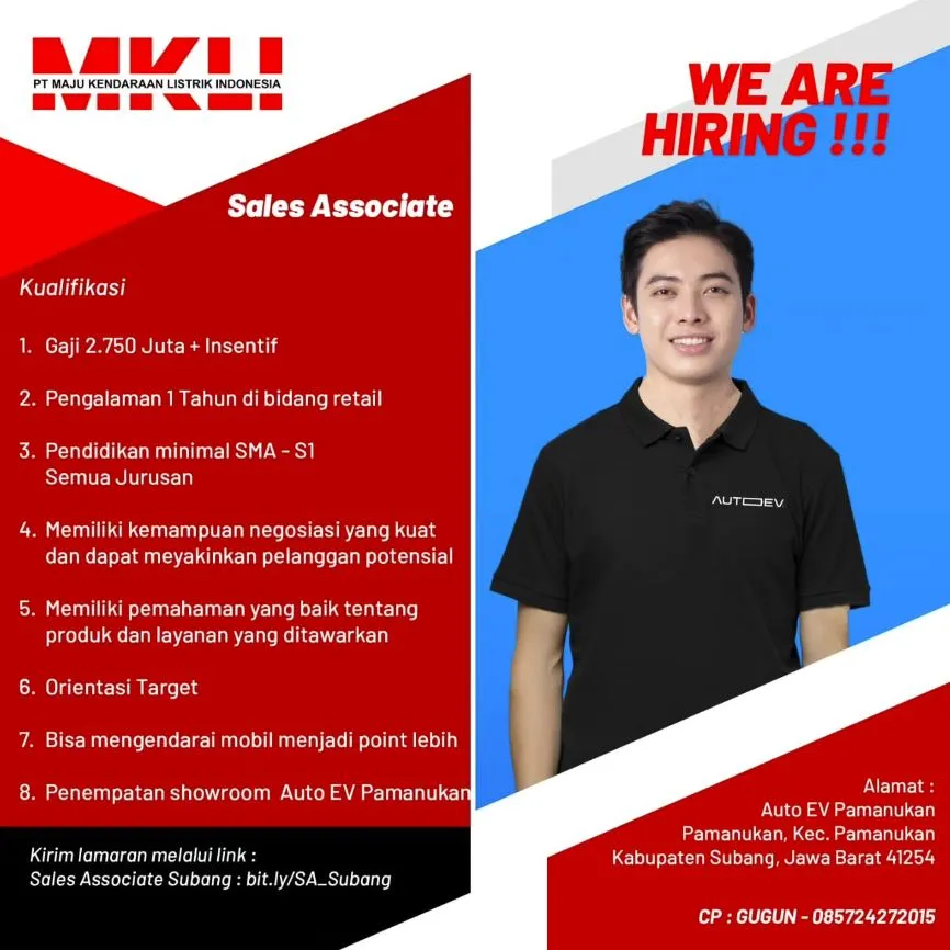 Lowongan Kerja MKLI Subang